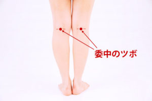 自分でできるツボ刺激(その1:委中)